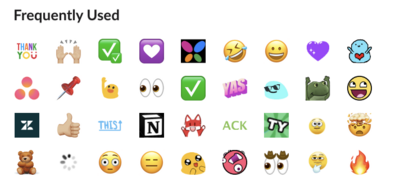 Amanda James's most used emojis