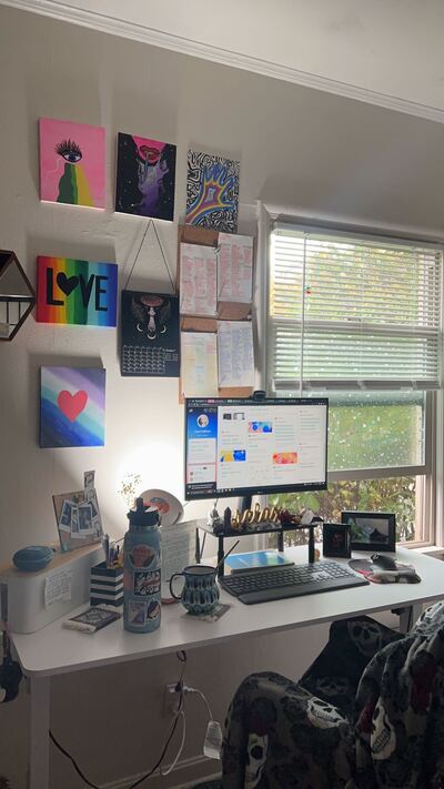 Ciera Sullivan's workplace setup
