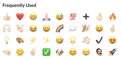 Sam Dubeau's most used emojis
