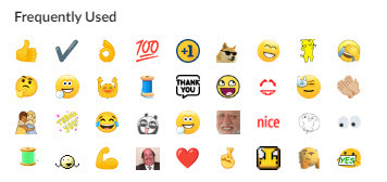 Holly  Lee's most used emojis