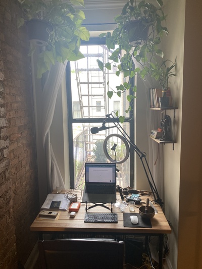 Josh Lavine's workplace setup