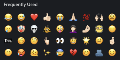 Kendall Gilfillan's most used emojis