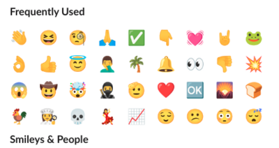 Rob Henderson's most used emojis