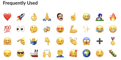 Matias Paterlini's most used emojis